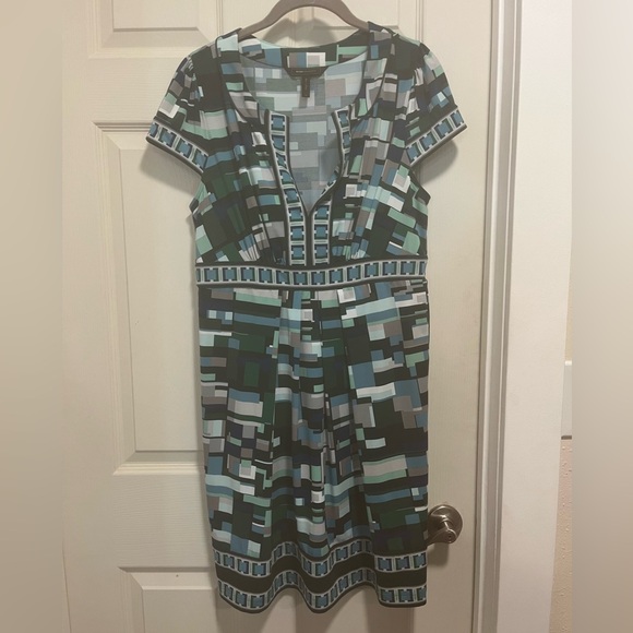 BCBGMaxAzria geometric patterned dress - Picture 1 of 5